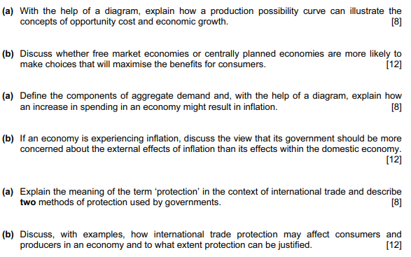 alevel经济考试真题讲解 alevel经济考试真题讲解