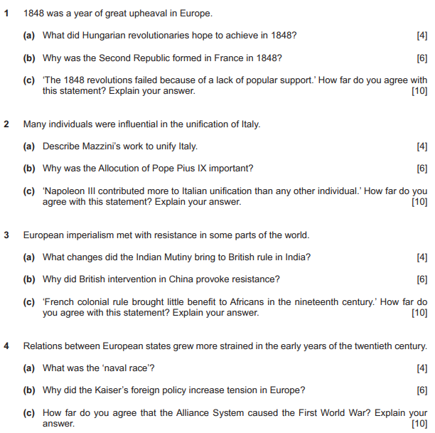 IGCSE��ʷ�������⽲��