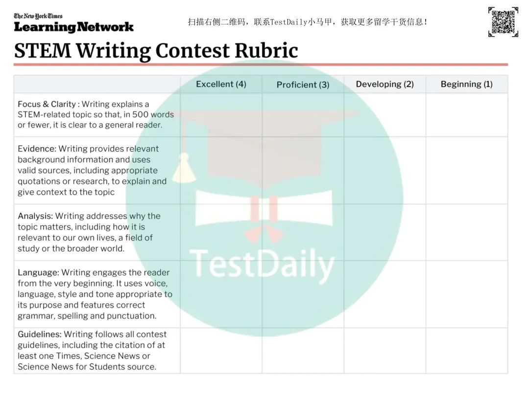 STEM写作竞赛高能来袭!让你的文章刊登在《纽约时报》的版面 STEM写作竞赛高能来袭!让你的文章刊登在《纽约时报》的版面